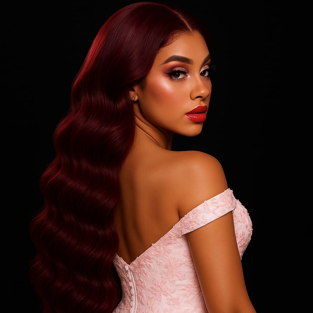 J99 Burgundy Body Wave